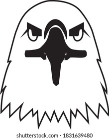 Eagle with a sharp look