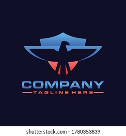 eagle and shield creative logo
