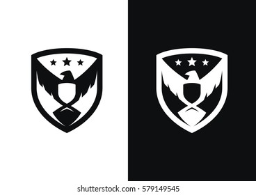 Eagle shield emblem