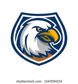 Eagle Shield Icon Logo in Vector Illustration
