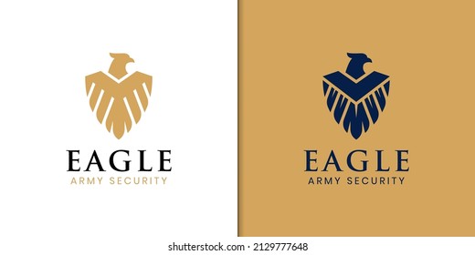 eagle shield logo design, phoenix vector emblem, bird falcon vector wings logo template