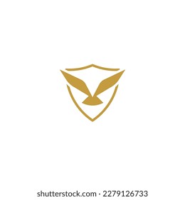 eagle shield logo design, phoenix vector emblem, bird falcon vector