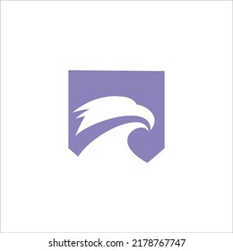 eagle shield logo design vector sign