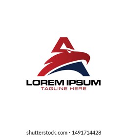 
Eagle With Shield Logo For Security Company