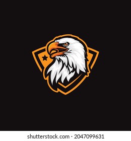 Eagle shield Logo Vector Design 
