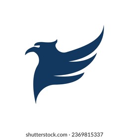 Eagle Shield Logo Vector Template Illustration