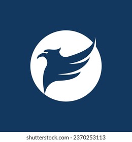 Eagle Shield Logo Vector Template Illustration