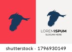Eagle with shield. Typographic labels, stickers, logos and badges. Flat vector illustration. eagle vector ,phoenix logo design ,eagle logo line ,hawks vector ,american eagle icon ,hand drawing 3