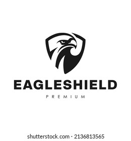 eagle shield vector logo template