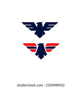 ilustración de material vectorial de escudo de águila