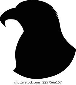 Eagle Side Profile Animal Silhouette Image For Any Use