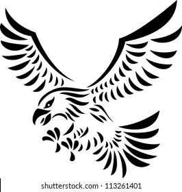 Eagle silhouette