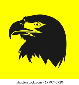 eagle silhouette design can be used as a community logo