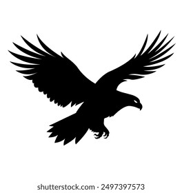 Eagle, silhouette of eagle, Eagle logo, icon, Logo, vector illustration, EPS 10