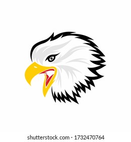 eagle silhouette vector, head eagle vector
