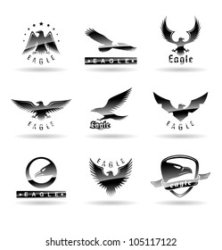 Eagle Silhouettes Set 2.