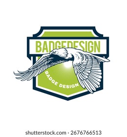 Adler einfaches Badge Set Design