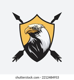 eagle skull and shield logo