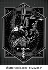 Eagle and Snake.