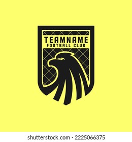 eagle soccer or footbal logo template vector