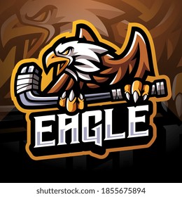 Eagle sport esport mascot logo design