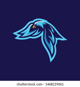 Eagle Sports Tournament Vector Illustration Template. Suitable for Creative Industries, sports, E sports, gaming, Multimedia, Shopping, Education, Shops and other related businesses