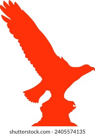 Eagle Square of Langkawi Silhouette Vector Illustration