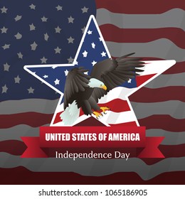 EAGLE STAR AMERICAN FLAG