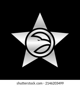 Eagle Star Logo can be use for icon, sign, logo and etc