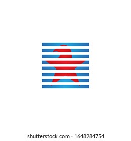 Eagle Star logo vector icon design
