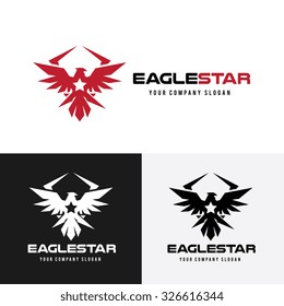 Eagle Star Vector Logo Template