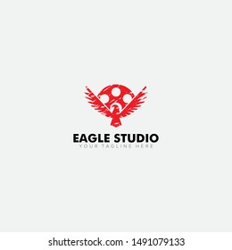 Eagle studio modern logo designs