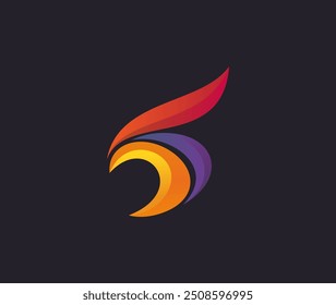 Eagle symbol illustration logo design