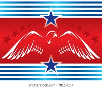 eagle symbol patriotic banner