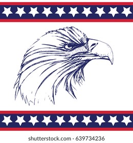 the eagle, symbol of the United States