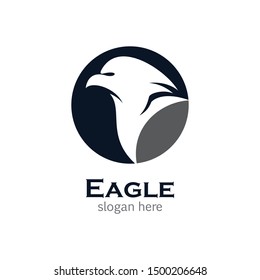 Eagle symbol vector icon illustration