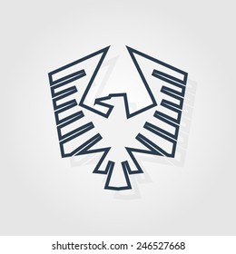 Eagle symbol - vector illustration