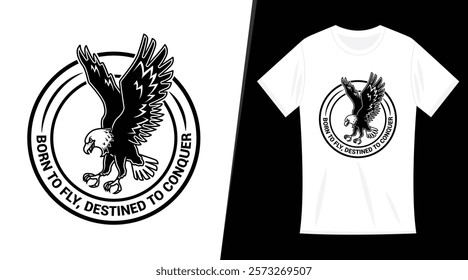 Eagle t shirt design, t shirt design 