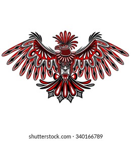 Eagle Tattoo Style Haida Art