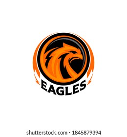 Eagle Team eSport Sports Logo Template Vector
