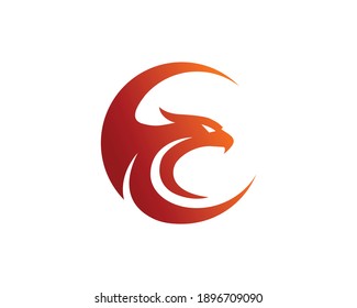 Eagle Tech Logo Template Design Vector, Emblem, Design Concept, Creative Symbol, Icon