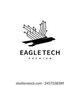 eagle technology modern logo design 2 