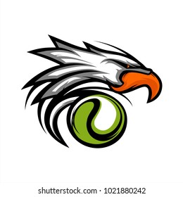Eagle Tennis Ball Logo 