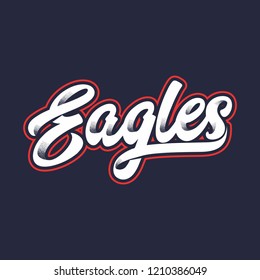 eagle text vector