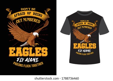 Eagle T-Shirt Design Vektorgrafik