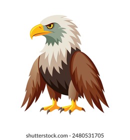 eagle vector art color design illustration