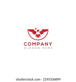 eagle vector art logo design