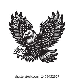 Eagle Vektorgrafik Silhouette Design 
