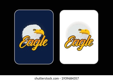 Eagle Vector Art T-shirt Design | Abstract Illustration. 