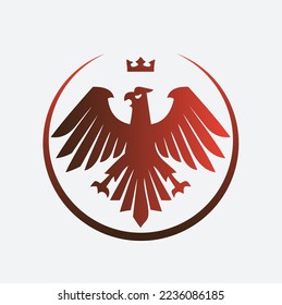 Eagle vector colorful symbols icon graphic art concept 